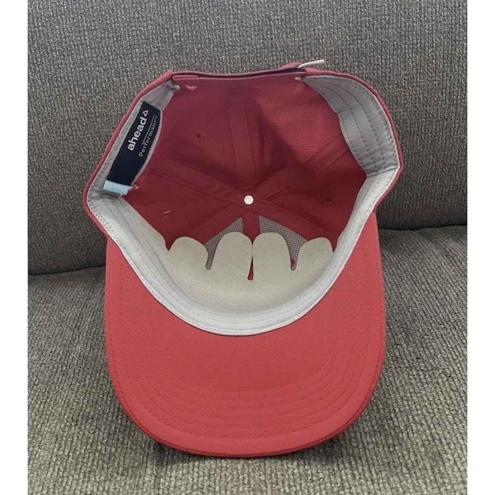 Georgia Bulldogs Hat Cap Strap Back One Size Red NCAA Football Ahead Playoff